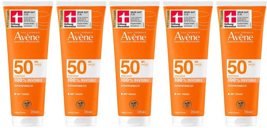 Avene Avène Sonnenmilch SPF 50 5x250ml