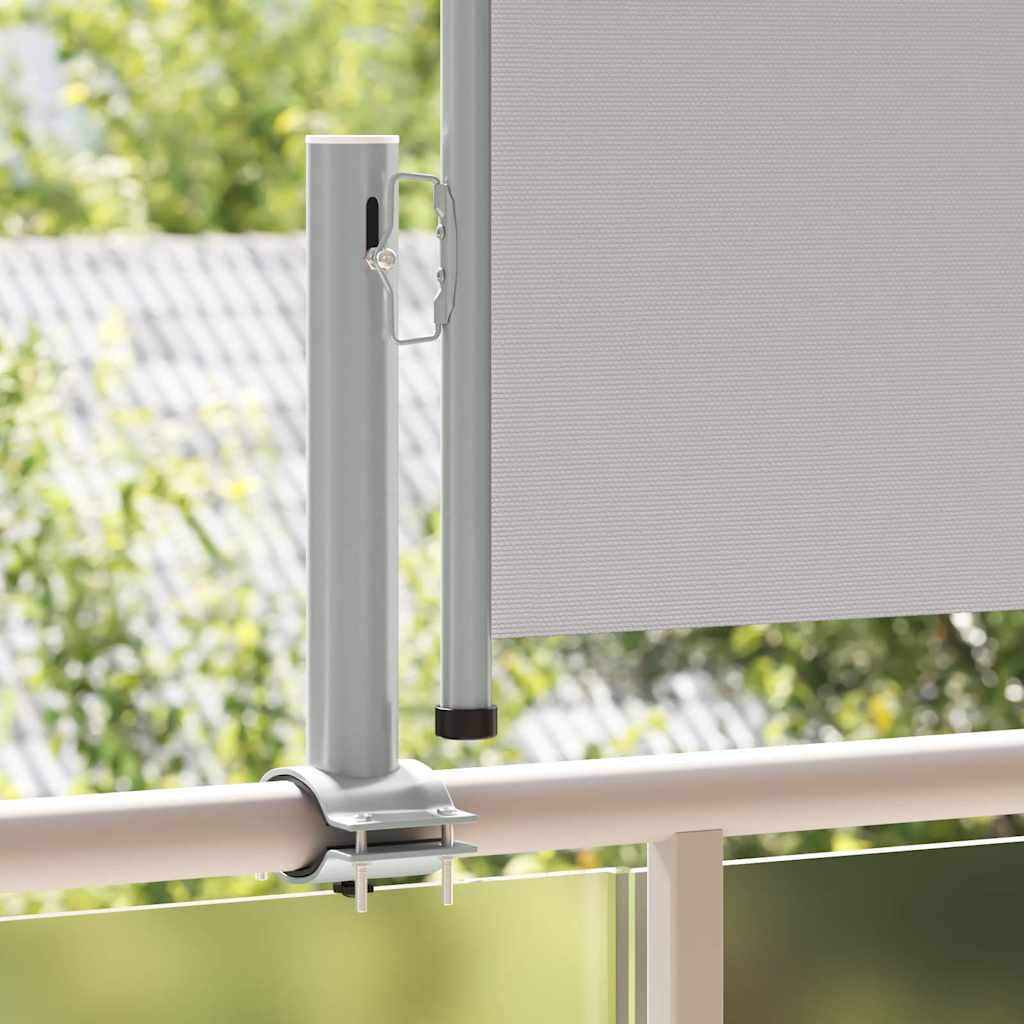 vidaXL Toldo lateral retráctil de jardín gris 60x300 cm Gris