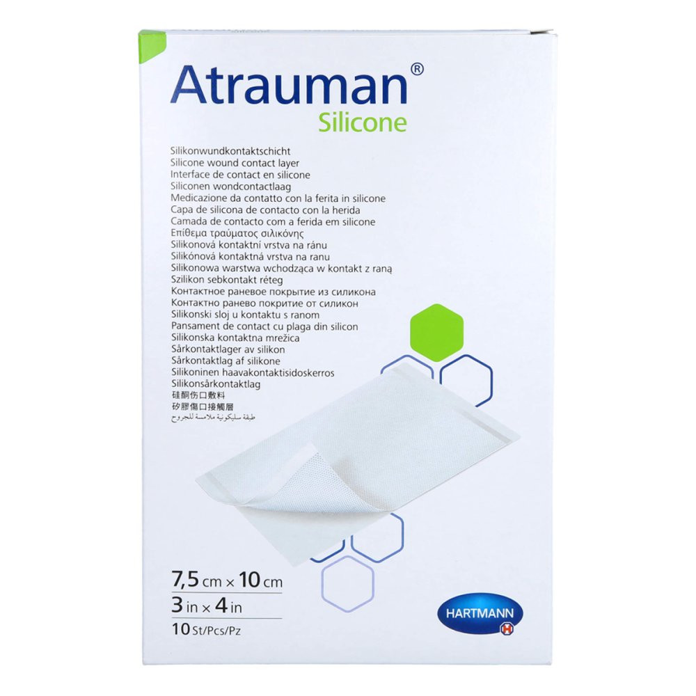 1001 Artikel Medical GmbH Atrauman Silicone steril 7,5x10 cm Kompressen 12577443