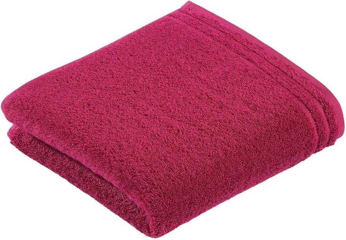 Vossen handdoek Calypso cranberry 30 x 50 cm
