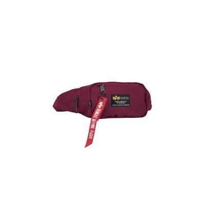 Gürteltasche ALPHA INDUSTRIES "Crew Waist Bag", rot (burgundy), Obermaterial: 100% Nylon, Futter: 100% Nylon, Taschen Gürteltasche