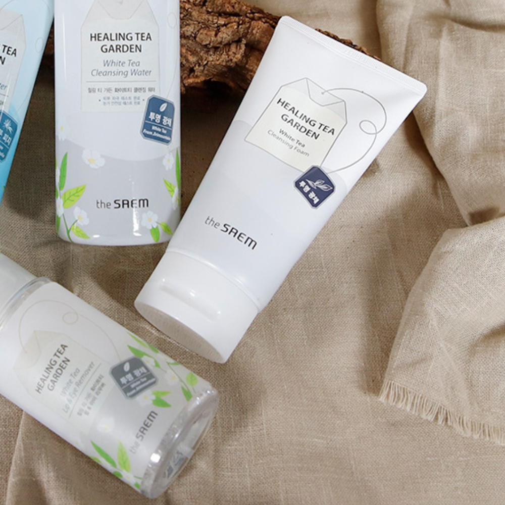 The Saem Healing Tea Garden White Tea Lip and Eye Remover 150mL
