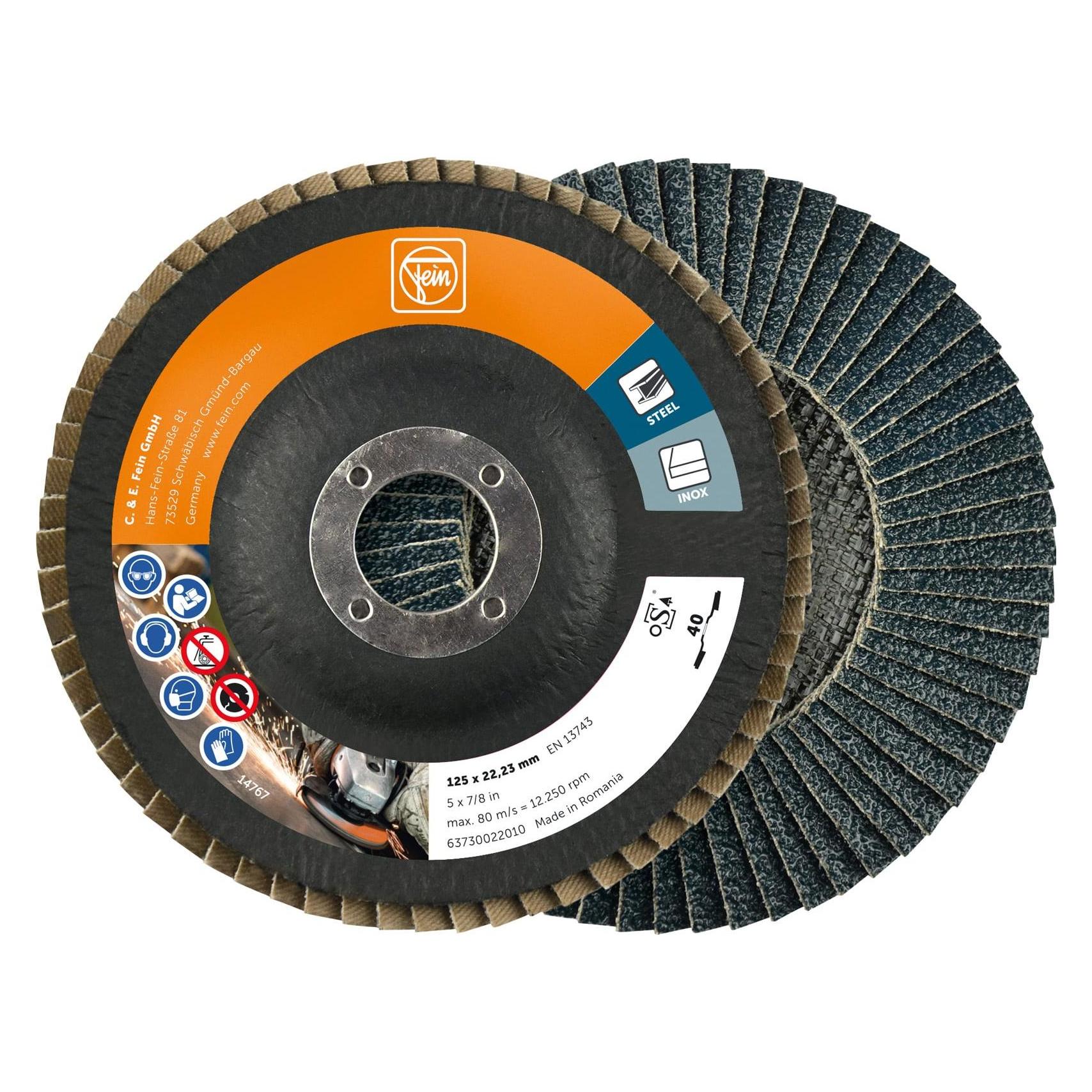 Fein Fächerschleifscheibe Korn 40 125 mm (40) (63730022010)