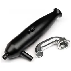 HPI Pulse Black Exhaust Pipe Manifold.28