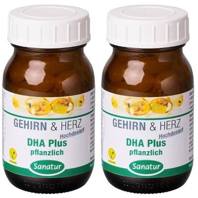 DHA Plus pflanzlich Kapseln 2x 2x80 St