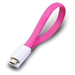 Atlantis Land 0,2m USB 2.0 A - Micro USB 2.0 B M/M USB-Kabel 0,2m USB A Micro-USB B Pink (0.20 m, USB 2.0) (P019-UMC-PK-0.2)