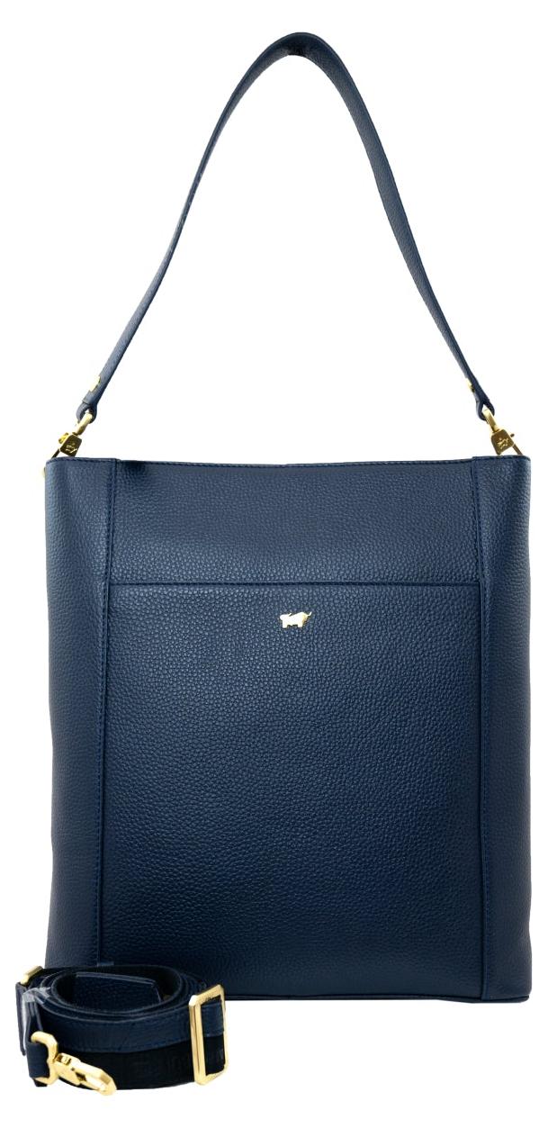 Handtasche HANNA Tote Bag blau Damen - Leder