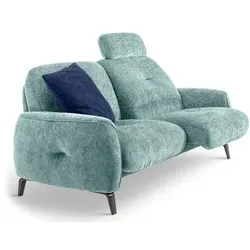 Segmüller Werkstätten Sofa 2-Sitzer klein Luisa01 Stoff Grün