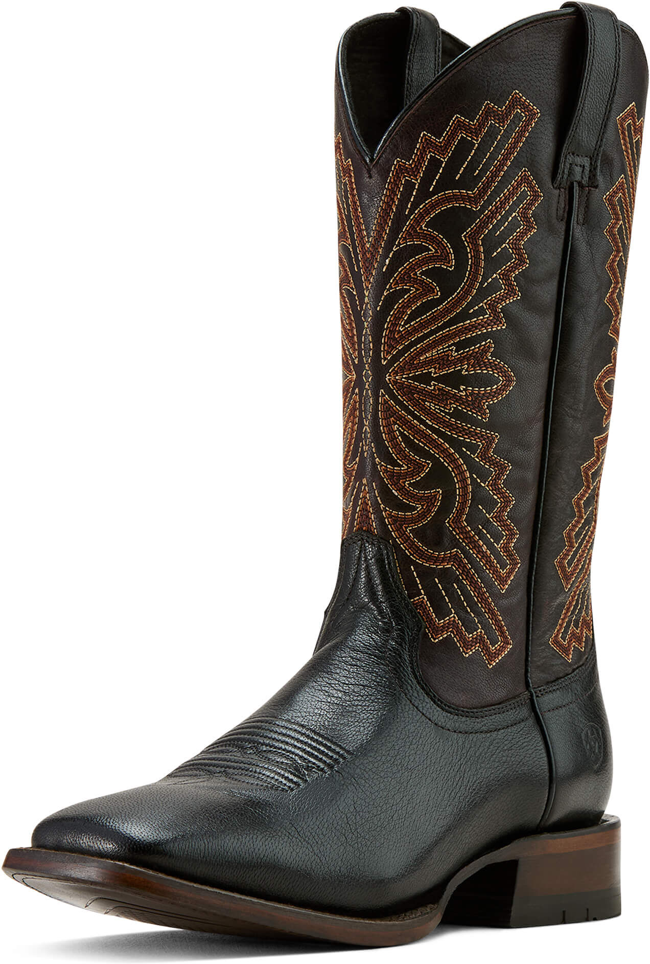 Men's Sting Wide Square Toe Cowboy Boots in Iron Ore Fired Brick, Size: 8 EE by Ariat