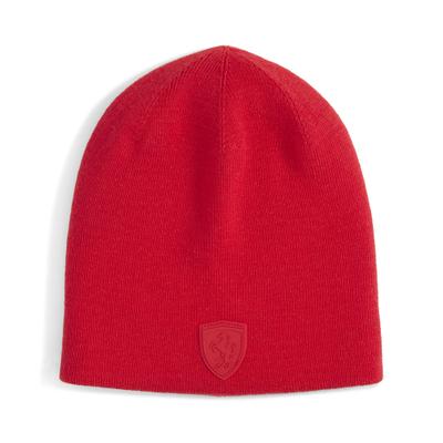 Beanie PUMA "Scuderia Ferrari Pro Cuffless Beanie Erwachsene", Herren, Gr. onesize, rosso corsa rot, Obermaterial: 100% Polyester. Futter: 100% Polyester, Mützen Beanie