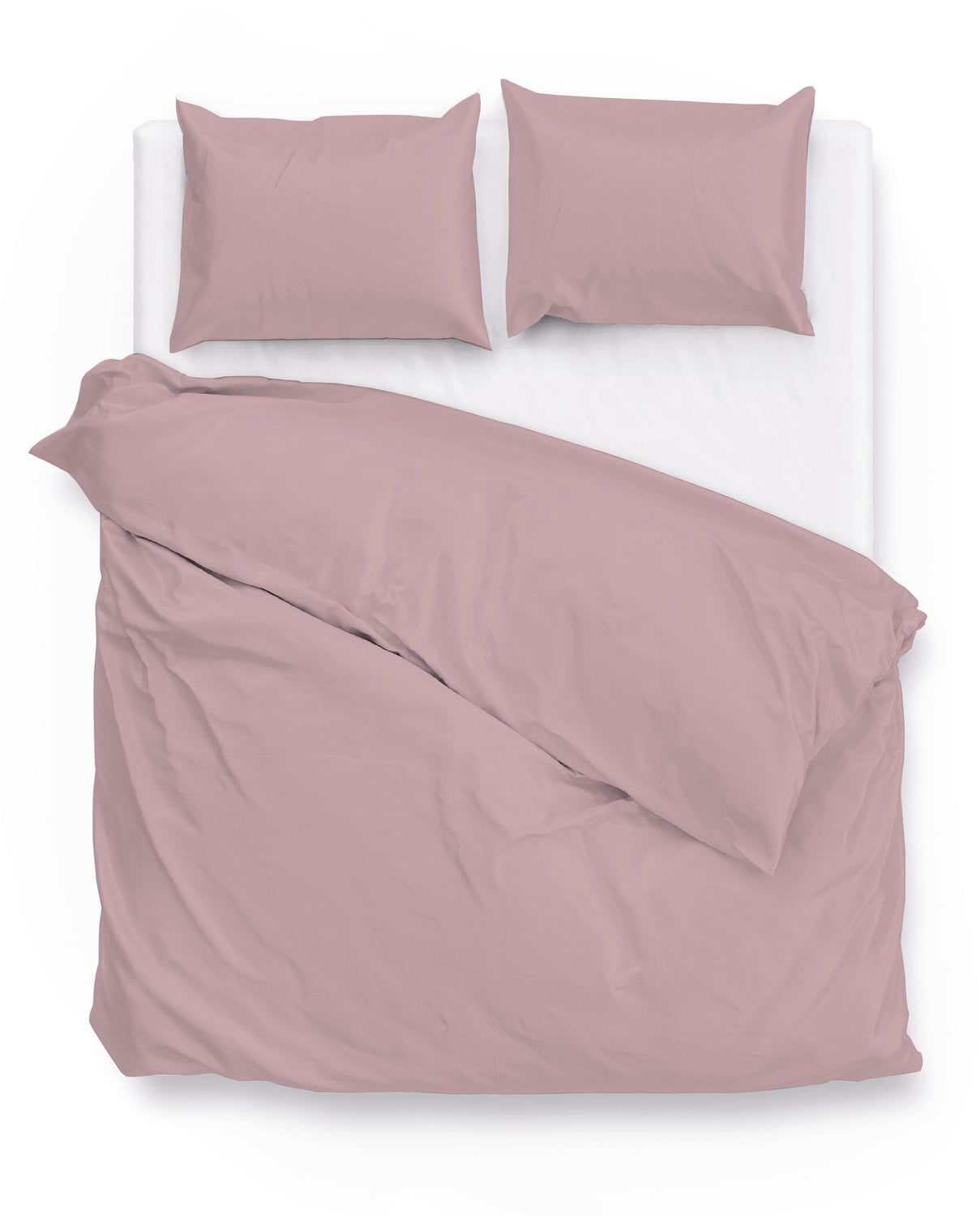 ZoHome Satinado Dekbedovertrek Tweepersoons Shady Pink 200x220 cm