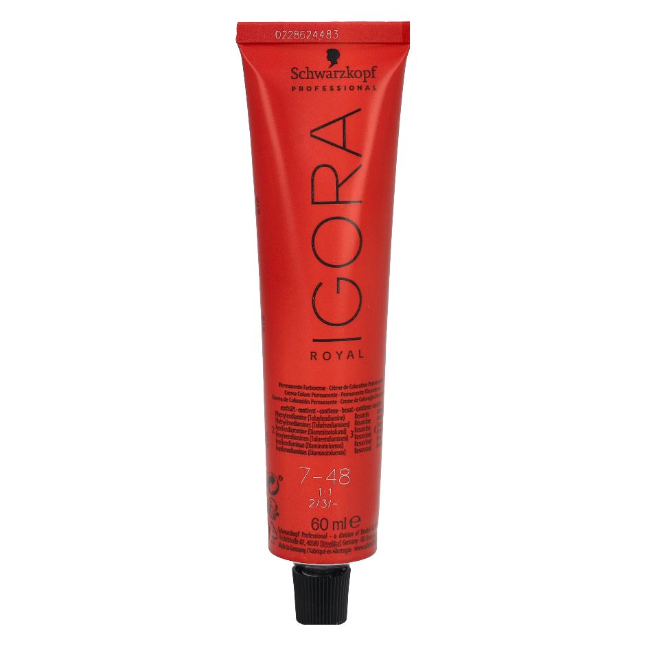 Schwarzkopf Professional 7-48 Mittelblond Beige Rot Igora Opulescence 60 (7-48 Mittelblond Beige Rot) (Schwarzkopf Professional)