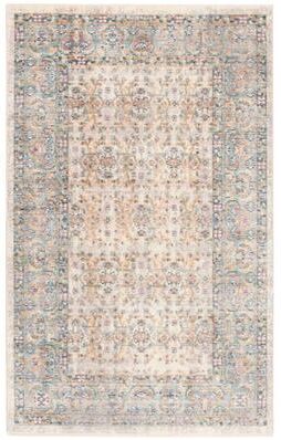 SAFAVIEH Illusion Joslyn Vintage Boho Oriental Viscose Rug with Fringe