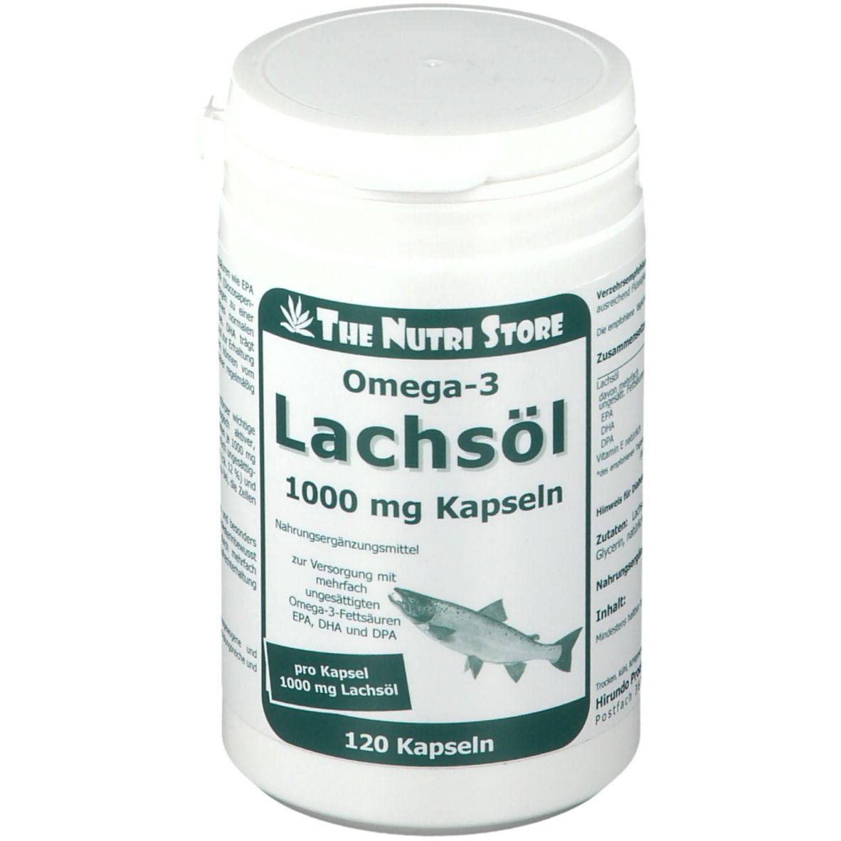 Omega-3 Lachsöl 1000 mg Kapseln 120 St