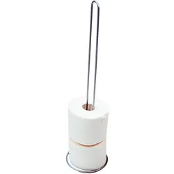 WENKO Toilettenpapierhalter Exclusiv Stahl Silber Chrom
