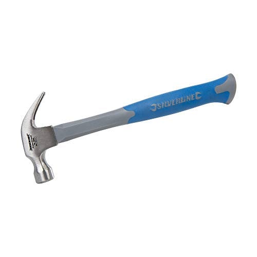 Silverline Glasvezel Klauwhamer met Rubberen Handvat - 227 gram
