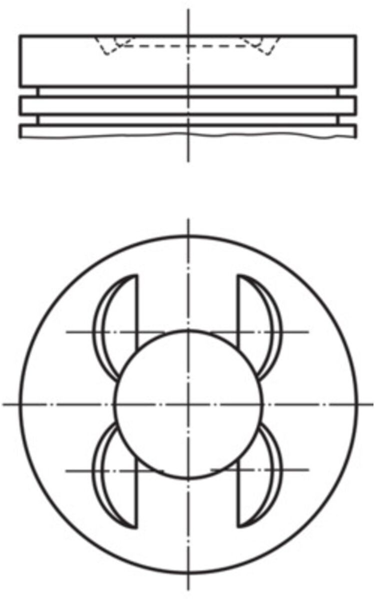 Kolben MAHLE 028 PI 00153 002