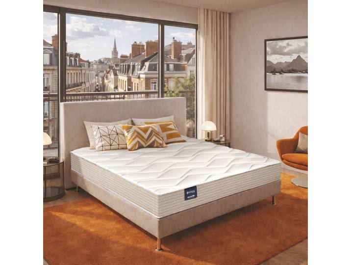 Matelas 120x200 cm mousse HR ferme Dunlopillo Jonquille 2