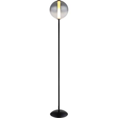 GLOBO LIGHTING Stehlampe "LACY", schwarz (schwarz matt), Ø 25cm H: 152cm, 1 Stk., Leuchten, Stehlampe Wohnzimmer Schlafzimmer Flur Design-Leuchte, Stehlampe