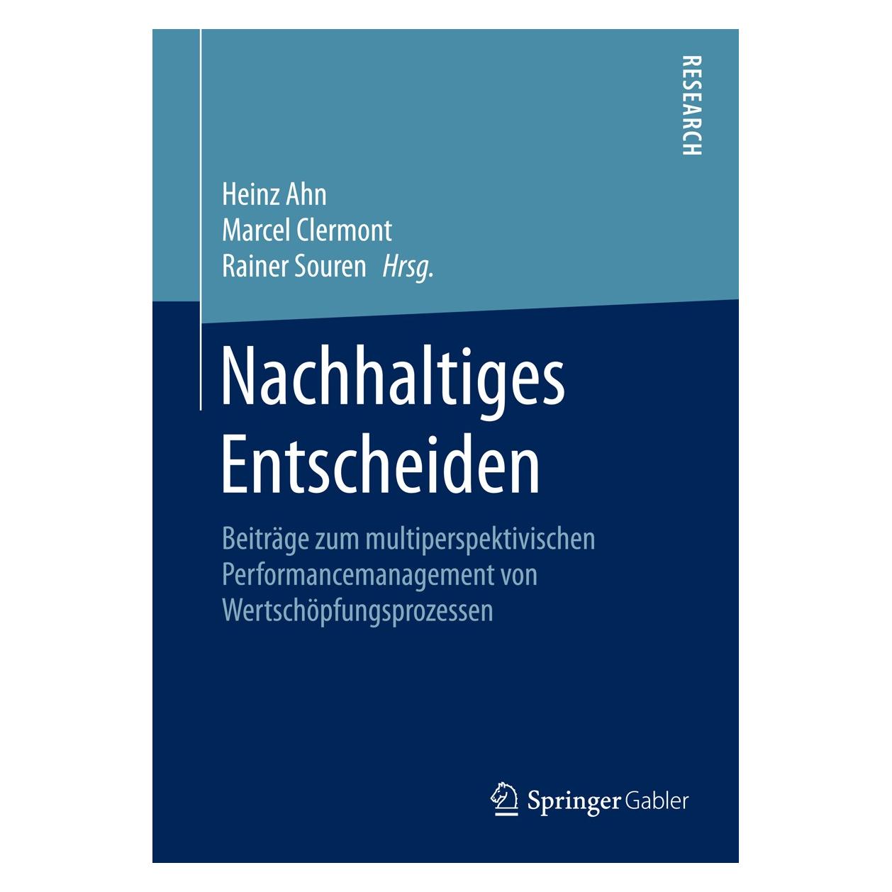 Springer Nachhaltiges Entscheiden (9783658125059)