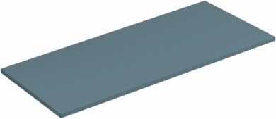 Kludi ICOS Deckplatte 50T120O3 120 x 50 x 1,2cm Matt Teal Blue