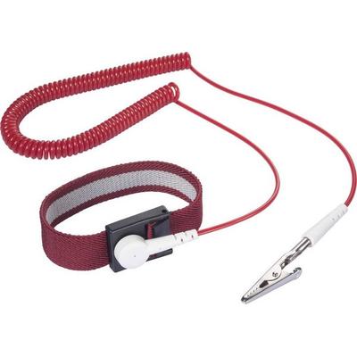 TRU COMPONENTS ESD-Handgelenkband 2.5m Druckknopf 10mm Bag