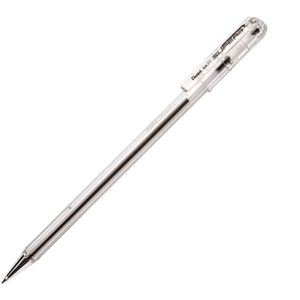 Pentel Kugelschreiber Superb, BK77-A, Gehäuse transparent, Schreibfarbe schwarz