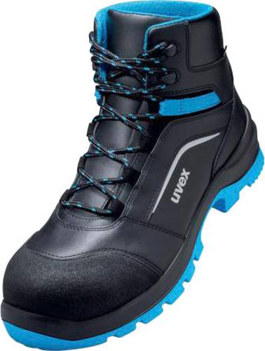 Uvex 2 xenova 9556243 ESD Sicherheitsstiefel S3 Schuhgröße (EU): 43 Schwarz, Blau 1 Paar
