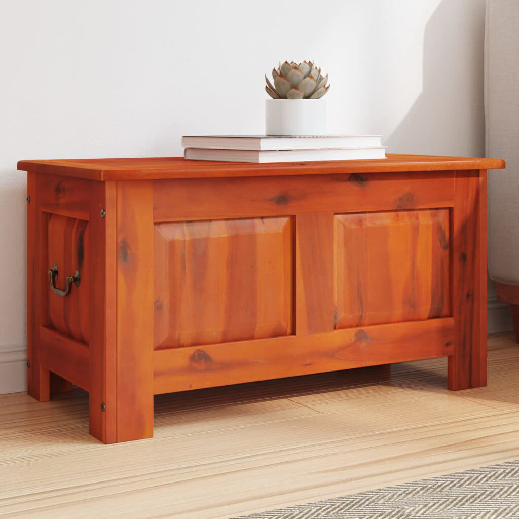 Lily Manor Camp Trunk / Footlocker Brown 37cm H X 70cm W X 35cm D