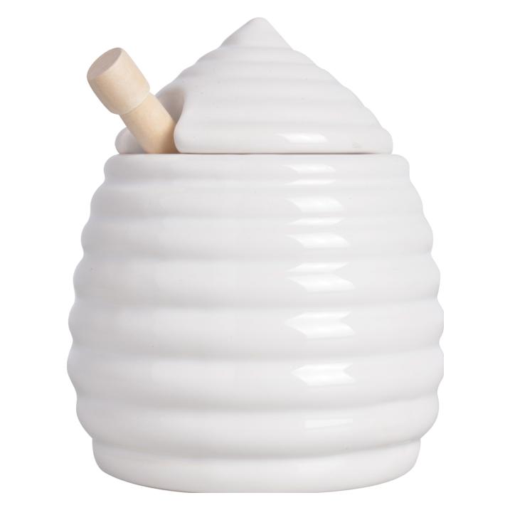 Esschert Design Honigtopf mit Holzlöffel (0.40 l) (C2039)