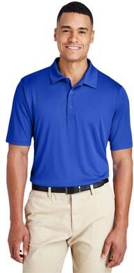 Team 365 TT51 Men's Zone Performance Polo Shirt in Sport Royal Blue size 6XL   Polyester