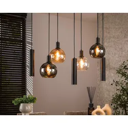 designline »Sfera 4+3L« Pendelleuchte 4 +3 flammig / tricolore