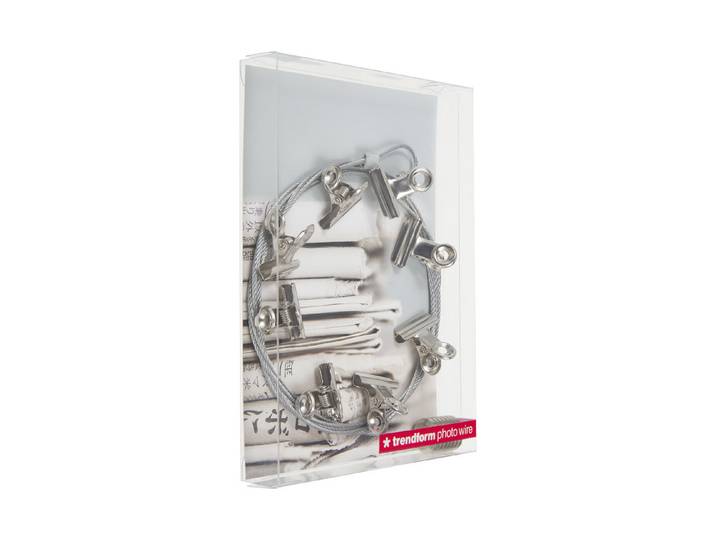 Foto-Leine 8 Magnete 150 cm Clips