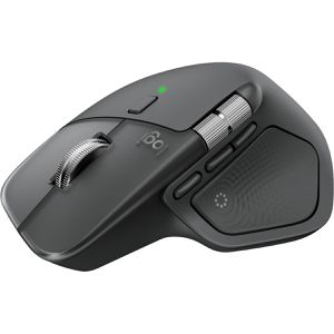 Logitech Maus MX Master 4 Wireless Mouse, 8 Tasten, 8000 dpi, kabellos, grafit
