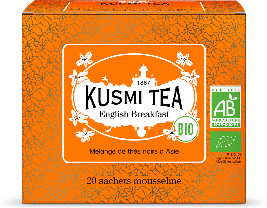 English Breakfast - Schwarzer tee, ceylon, assam, bio - Kusmi Tea