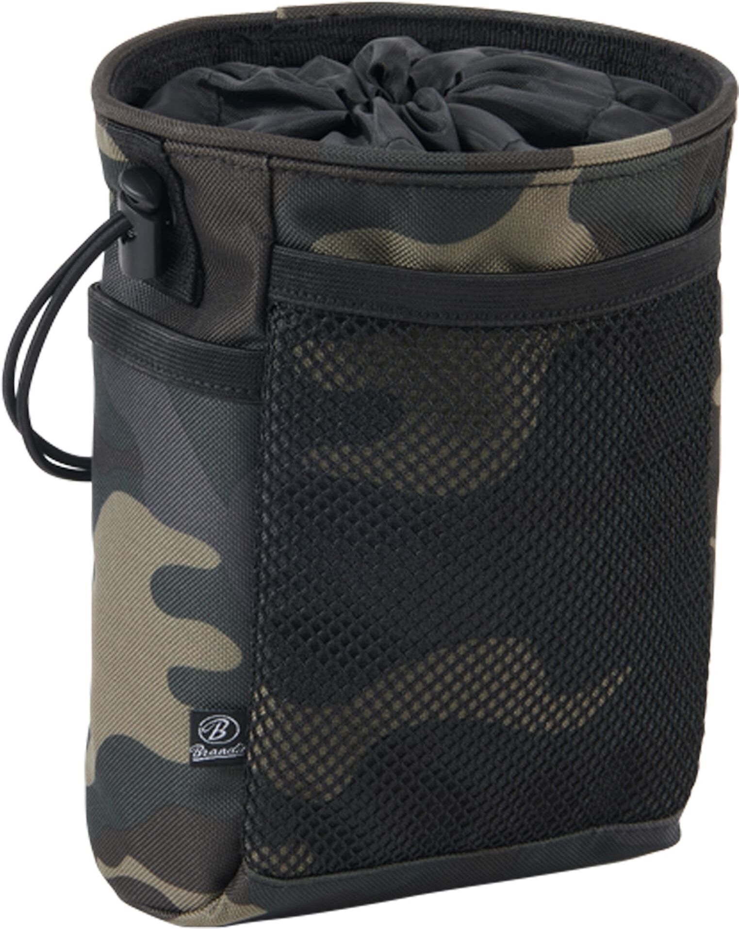 Rucksack BRANDIT "Brandit Accessoires Molle Pouch Tactical", Gr. onesize, grün (schwarz camouflage), Polyester, Rucksäcke Rucksack