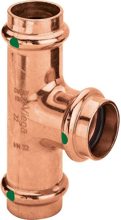 Viega Profipress T-Stück 292003 54 mm, Kupfer, SC-Contur