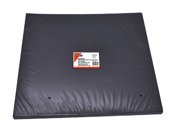 Go/On Teppichfliese Schwarz 40 × 40 cm 4 Stück