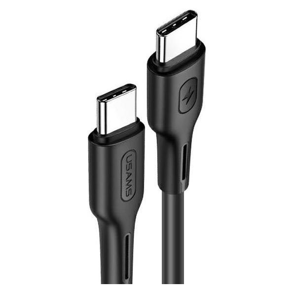 Usams U43 USB-C to USB-C fast charging cable 100W, Black (1.20 m, USB 2.0, 100 W) (SJ459USB01)