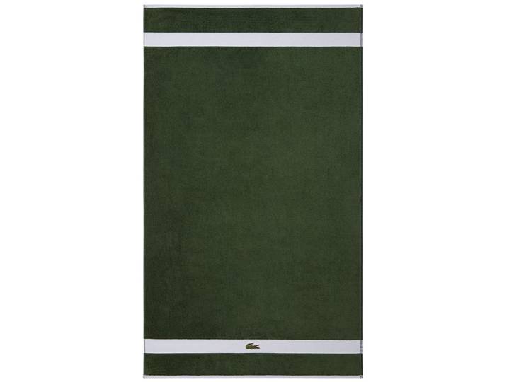 Badetuch LACOSTE LCASUAL , vert, B:90cm L:150cm, Frottier, Obermaterial: 100% Baumwolle, Handtücher, Badetuch, mit Label-Applikationen