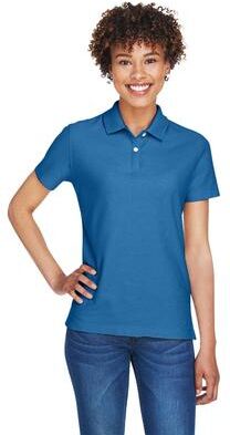Devon & Jones DG150W Women's DRYTEC20 Performance Polo Shirt in French Blue size Small