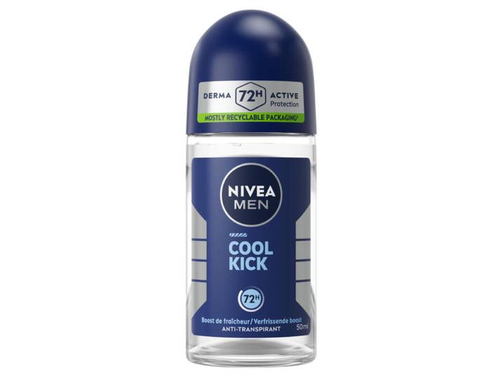 NIVEA MEN Déodorant Aisselles Cool Kick Protection 72h Bille 50 ml