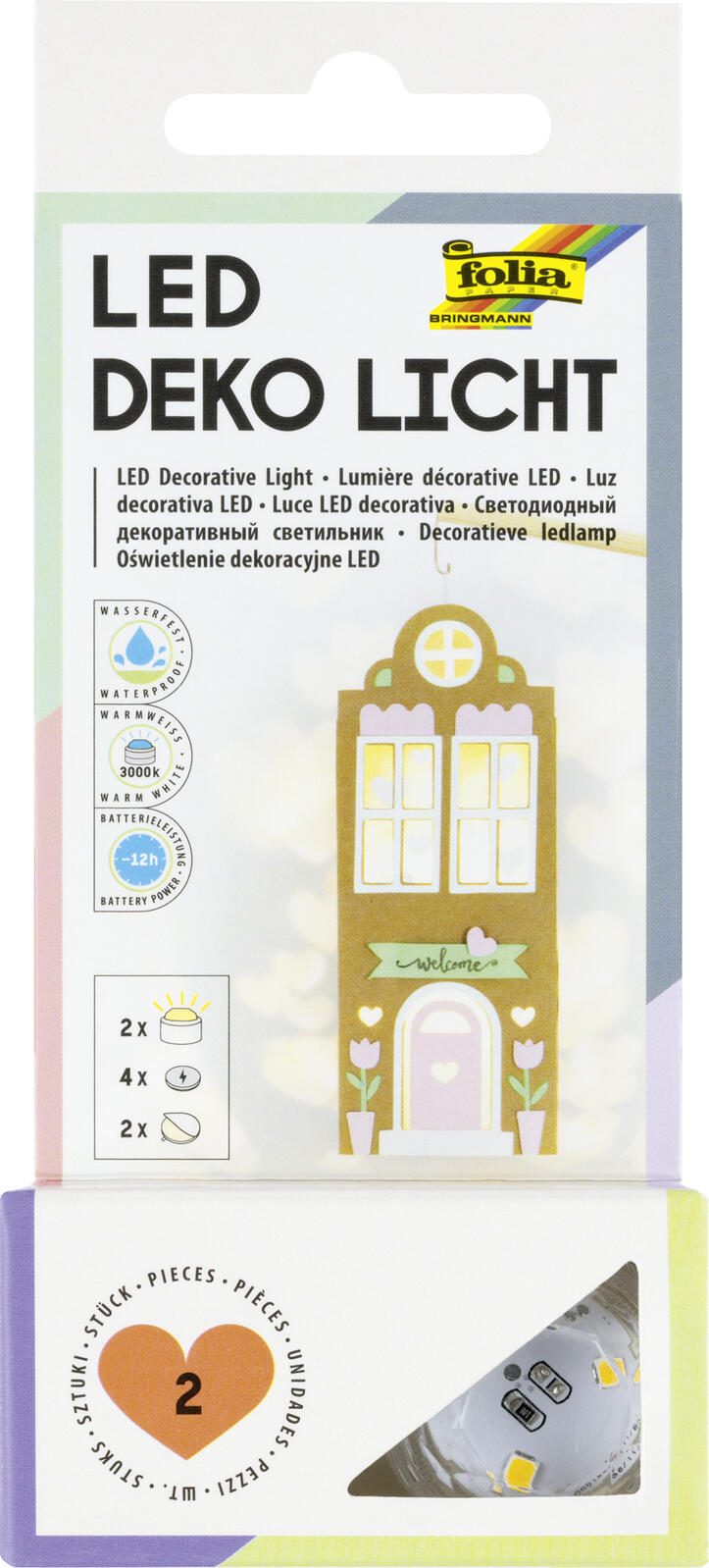 folia Dekolicht LED, transparent 982