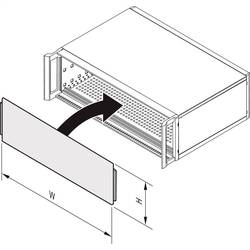 nVent SCHROFF 34571623 Frontplatte Snap-In 1 St. Single