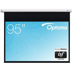Optoma DE-1095EGA (95", 16:10), Leinwand, Schwarz, Weiss