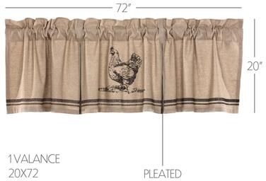 VHC Brands Beckham Plaid Valance