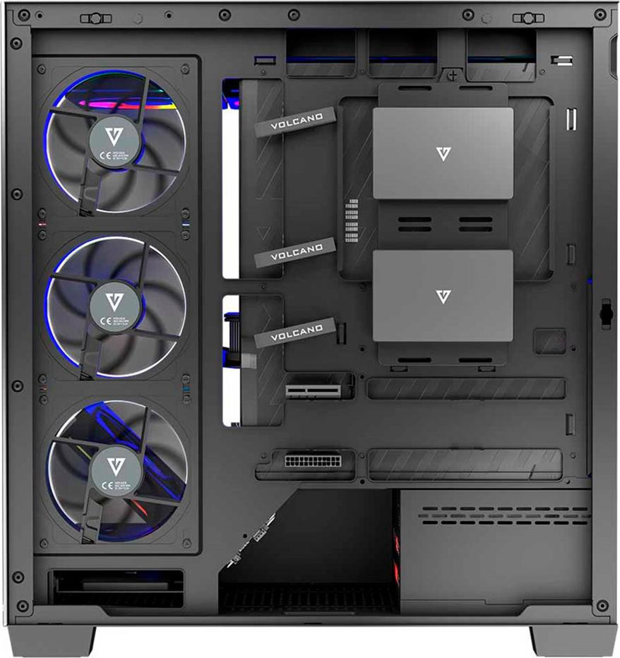 Modecom Volcano Stellar ARGB MIDI 8F Computerbehuizing