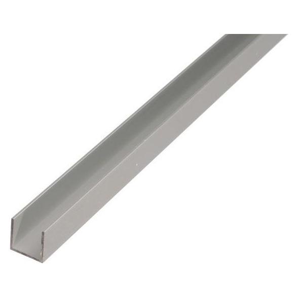 Alberts Alu-U-Profil 2000/20x20mm silberfarbig (4004338474874)