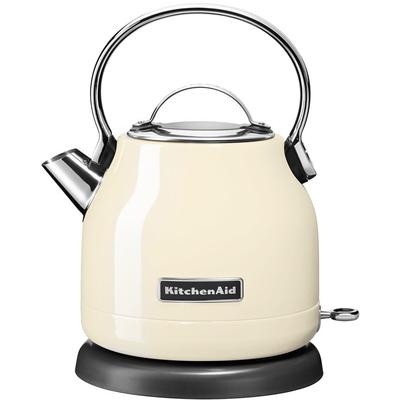 KITCHENAID Wasserkocher "5KEK1222EAC ALMOND CREAM", braun (almond cream), B:17,8cm H:26,16cm T:22,6cm, Wasserkocher