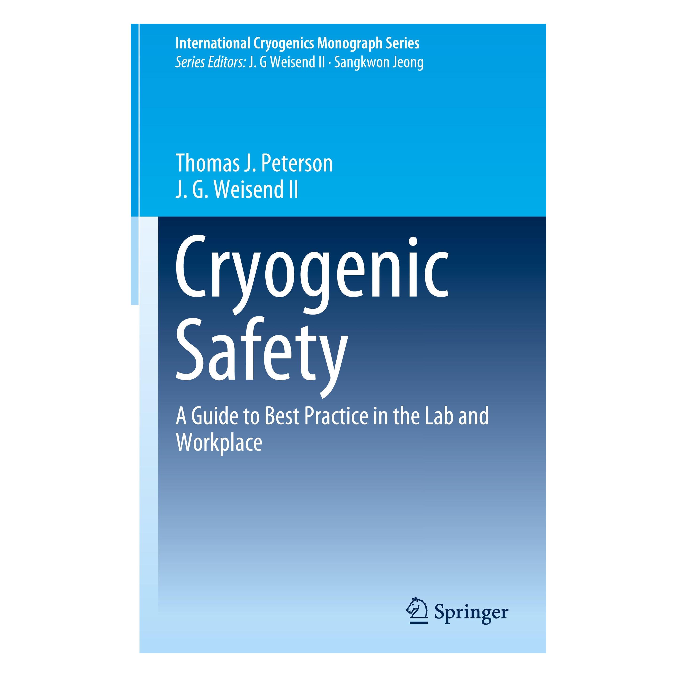 Springer Cryogenic Safety (Englisch, Hardcover, J. G. Weisend II) (9783030165062)